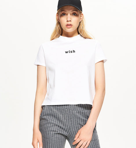 Printed T-Shirt-Wish