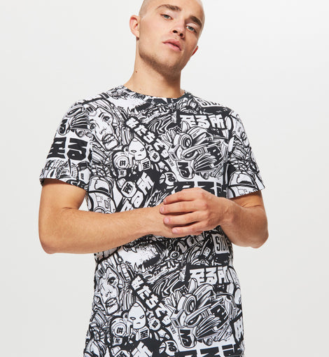 T-Shirt With All-Over Print